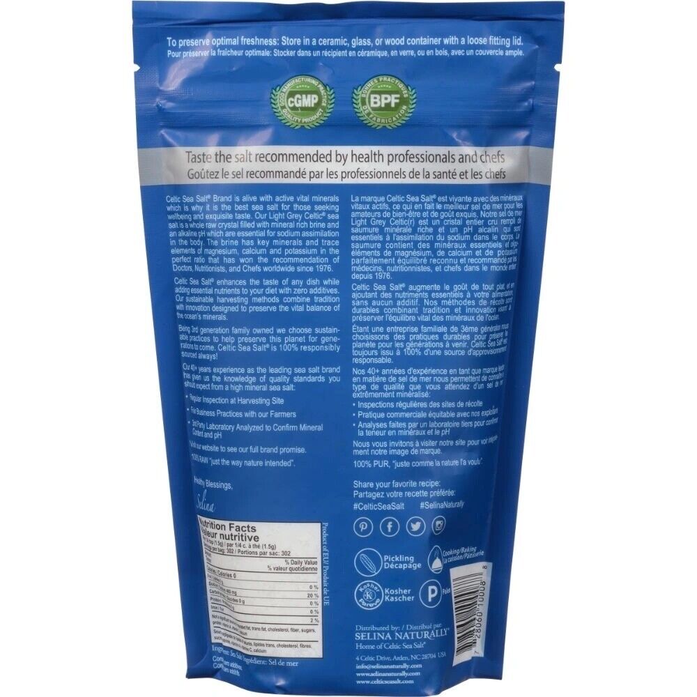 Coarse Light Grey 1/2lb resealable bag